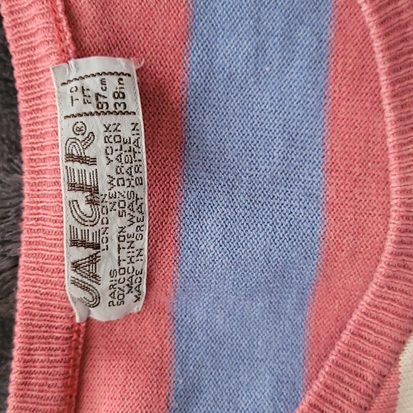 Red, Blue & White Striped T-Shirt - Picture 3 of 3